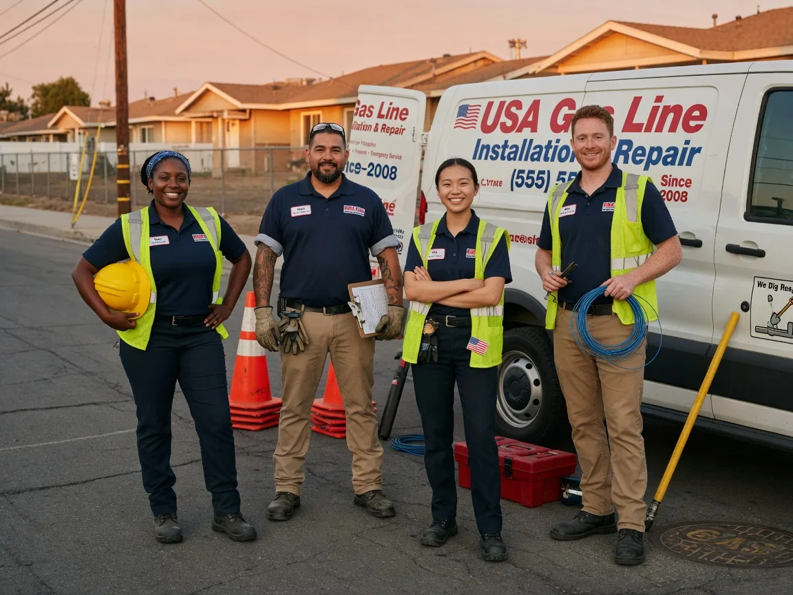 Gas Line Installation company in Mcdade, TX